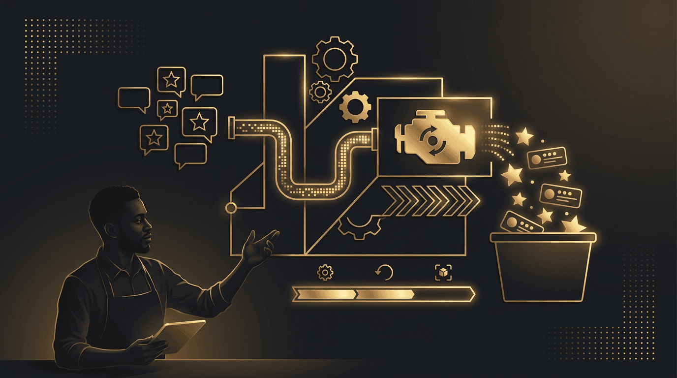 Cover illustration: How to Get More Customer Reviews for My Business: Build a Review Engine in 30 Days